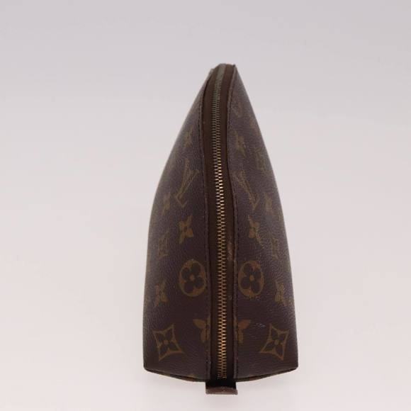 LOUIS VUITTON Monogram Trousse Demi Ronde Cosmetic Pouch M47520 LV Auth 77855 - Picture 4 of 16